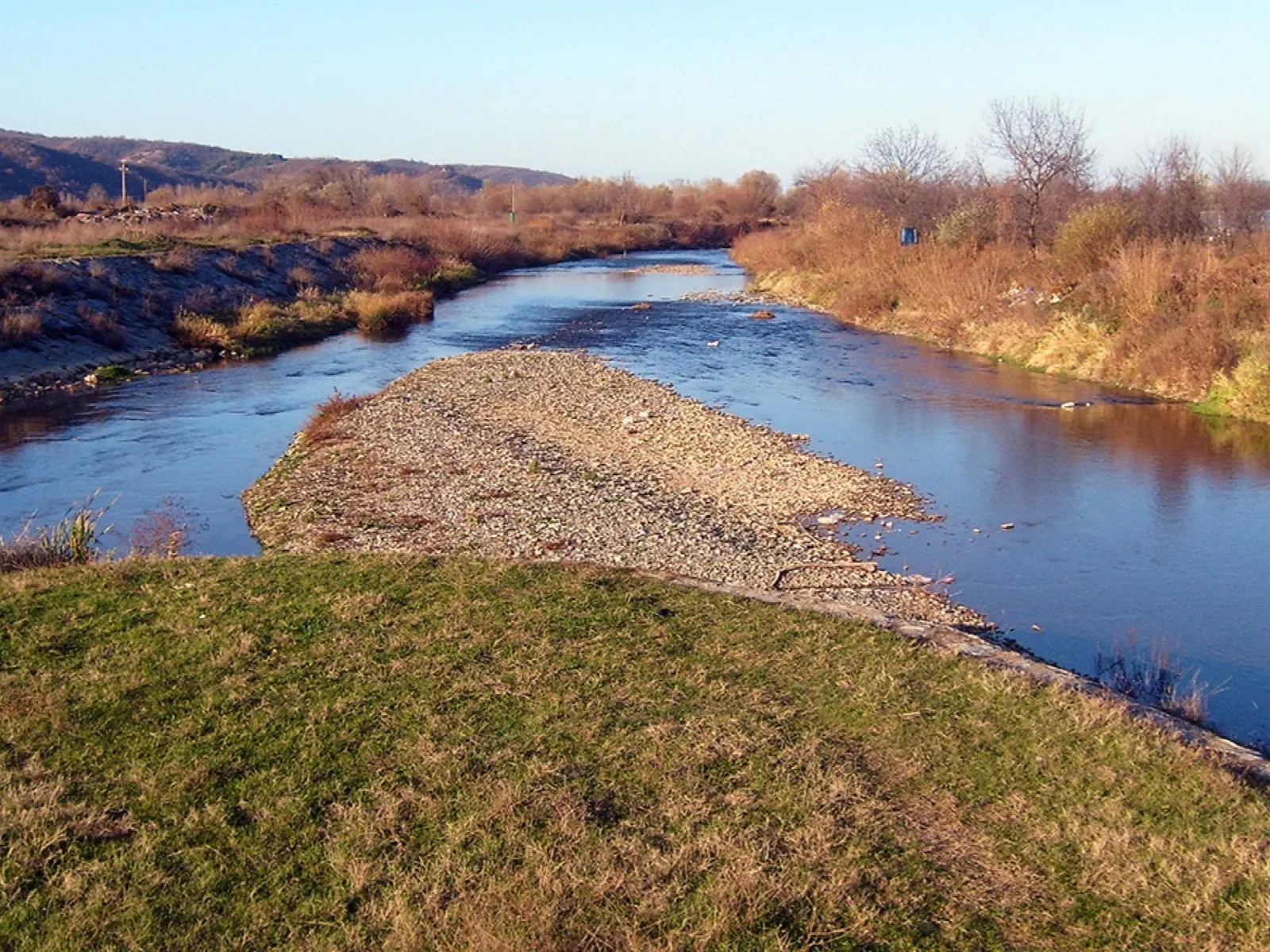 Zusammenfluss von Crni und Beli Timok bei Zaječar